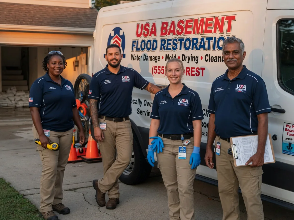 Basement Flood Cleanup company in Fall River, WI